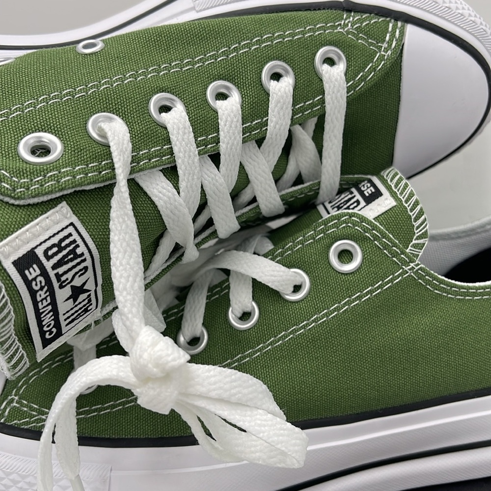 Converse Chuck Taylor Low Top Platform Sneaker - Green - Picture 15 of 16